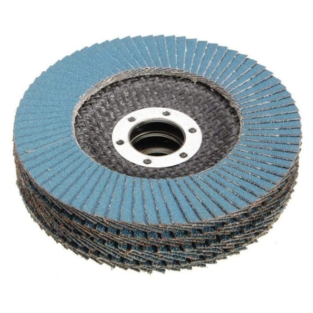 10 Sztuk Profesjonalne Tarcze Listkowe 115 Mm 4,5 Tarcze Szlifierskie Ściernice Ostrza Do Szlifierki Kątowej/10Pcs 60Grit