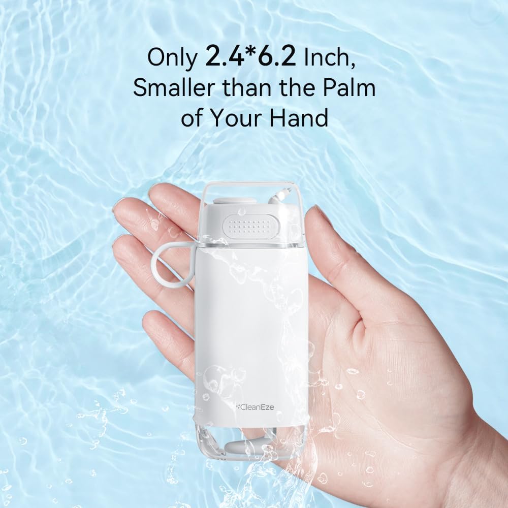 Irrigador bucal para dientes, con cámara de 5 MP 1080P, irrigador oral inalámbrico portátil, 3 puntas de chorro y 3 modos IPX7, impermeable, recargable, para el cuidado de dientes y aparatos