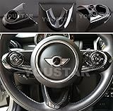 UNICUS Steering Wheel Cover Carbon Effect 1x Set Compatible with Mini Cooper F54 F55 F56 F57 F60