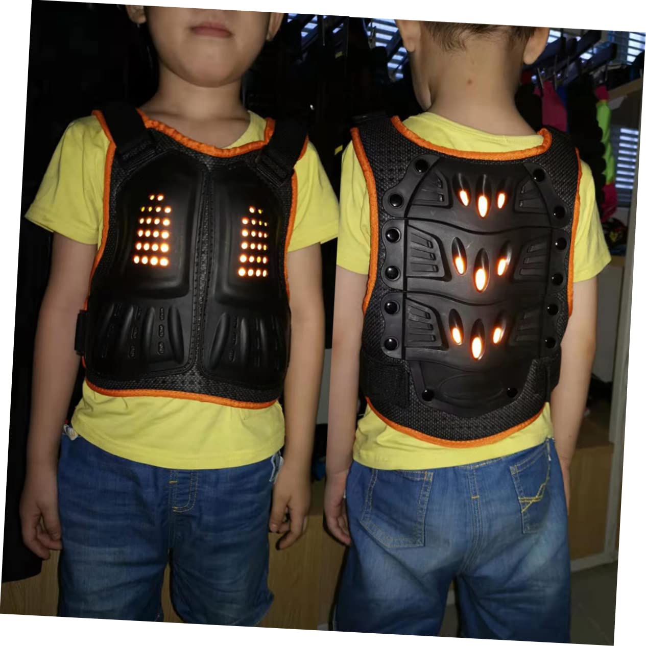 KOMBIUDA Riding Protective Pads Sports Protective Gear Jacket Protection for Boys and Girls m