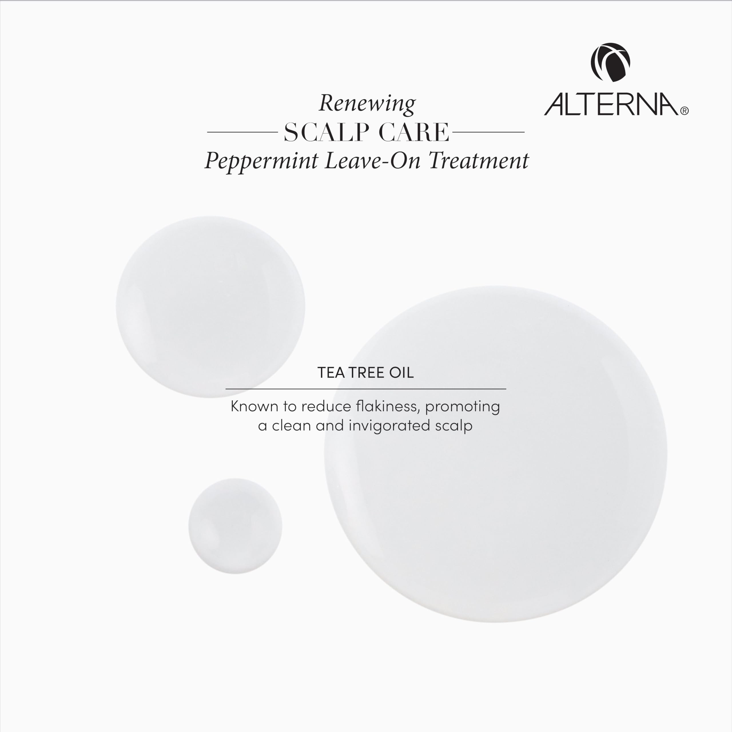Alterna Haircare Renewing Scalp Care Peppermint Leave on Scalp and Hair Treatment, 2.5 Fl Oz Lightweight and Fast Absorbing to Moisturize and invigorate Scalp
