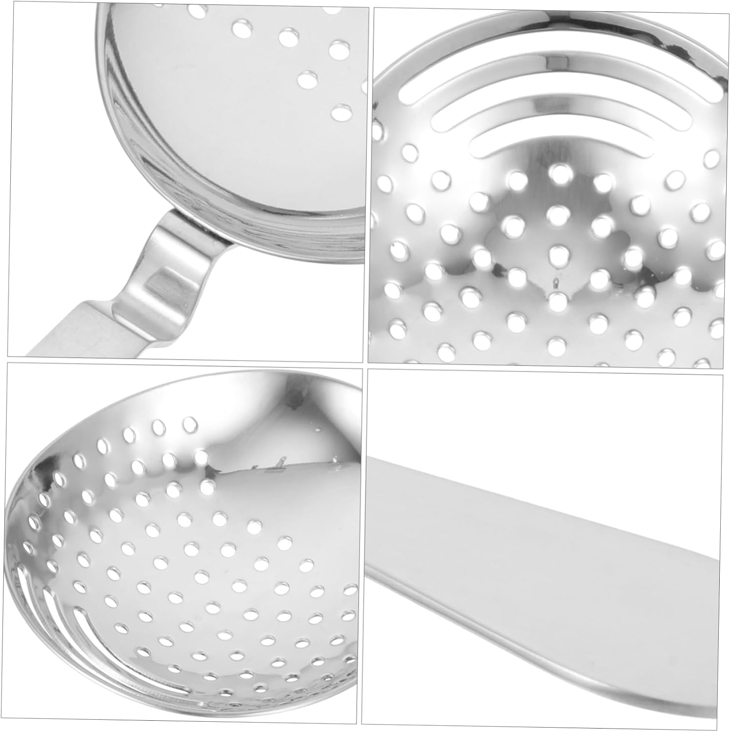 ULTECHNOVO 3pcs Cocktail Strainer for Bartending Washable Mixing Tool Fine Mesh Design for Smooth Pouring for Home Bars and