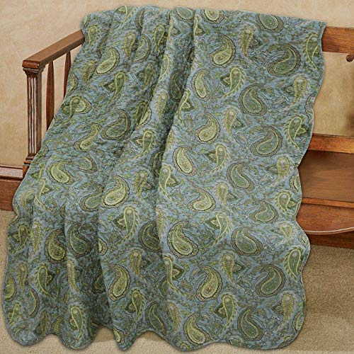 Cozy Line Green Paisley Cotton