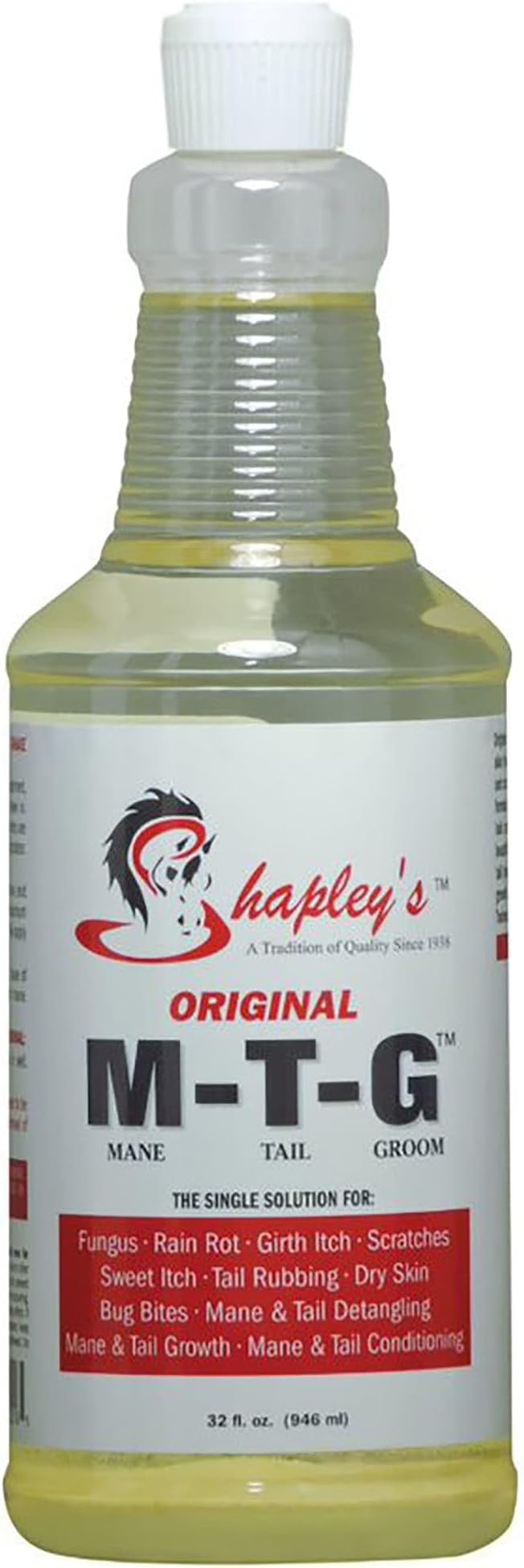 32 Fl Oz Original M-T-G Skin Healing and Hair Growth Skin Treatment Mane and Tail Detangler