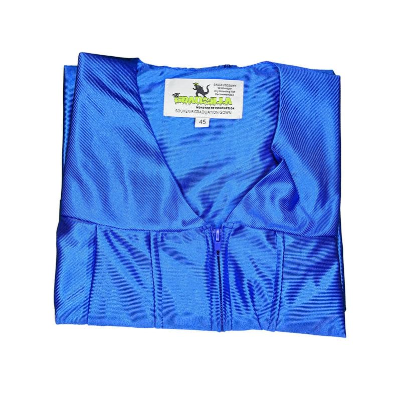 Image of Gradzilla Graduation Cap and Gown Set - Shiny Finish for High School and College, Durable Robes for Commencement Ceremonies