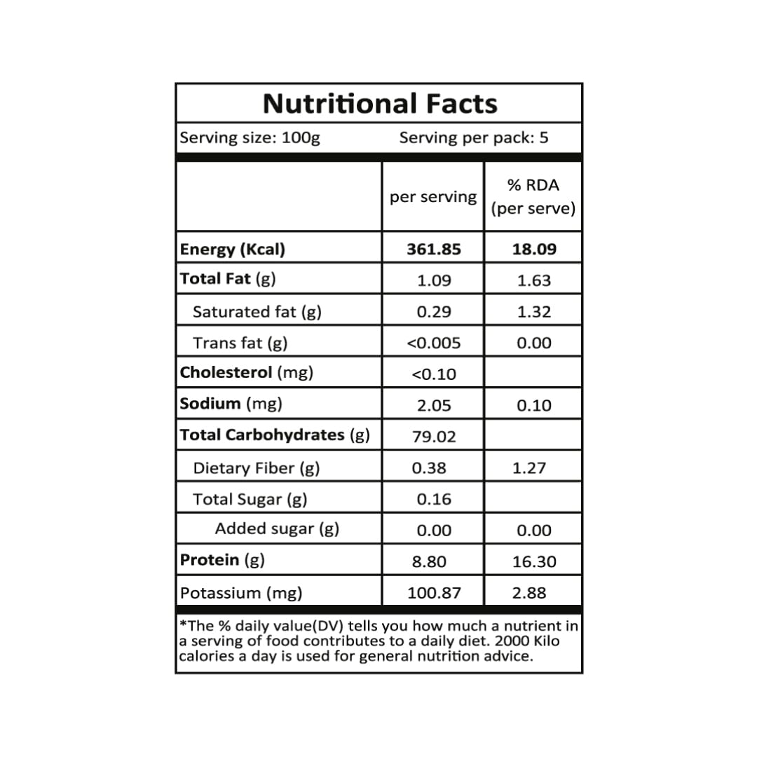 Organic Tattva - Organic Rice Flour 500 Gram | Vegan and Gluten Free | NO Additives and NO Preservatives - Image 4 thumbnail