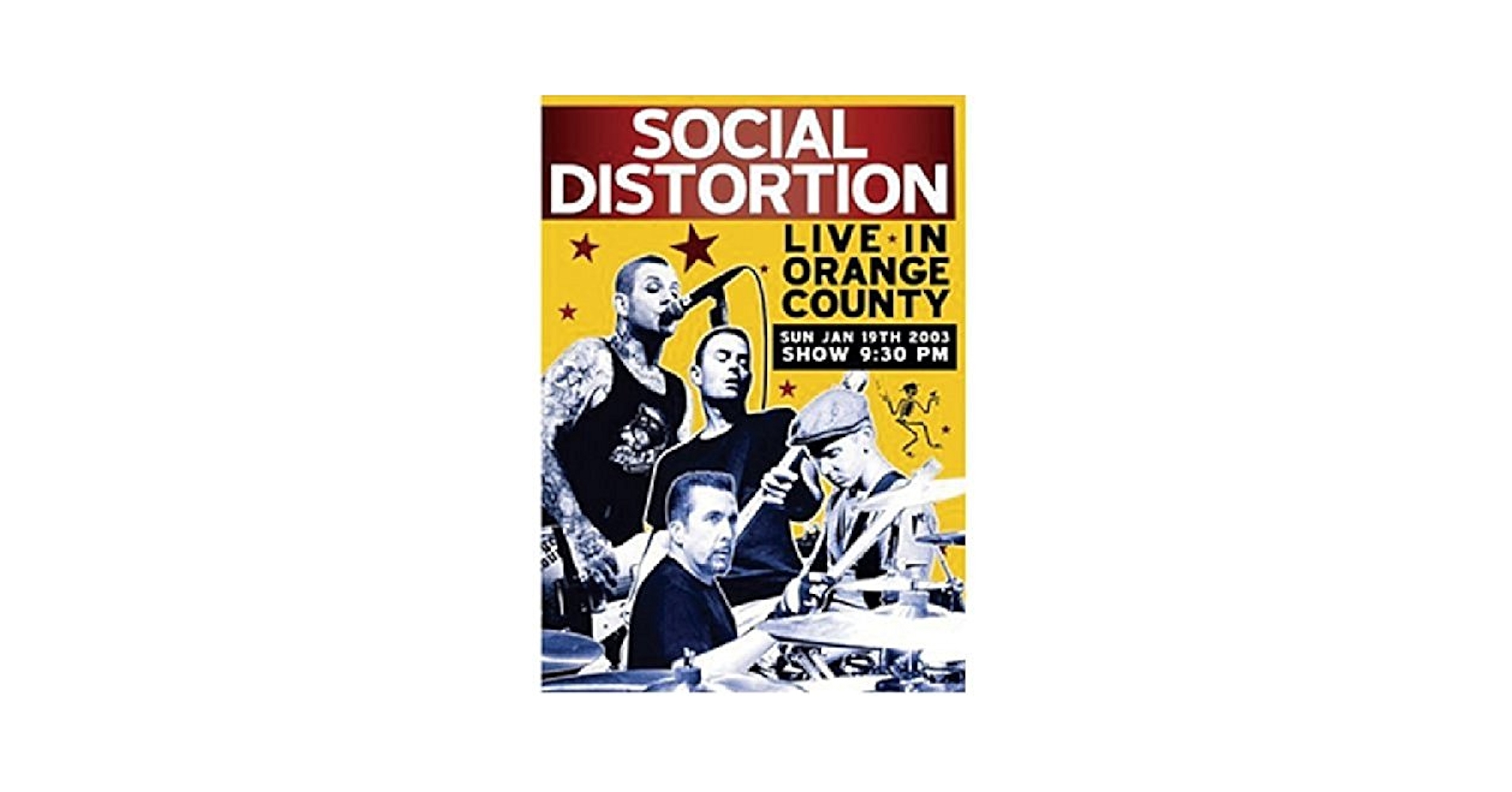 ソーシャル・ディストーション / ライヴ　アット　オレンジ・カウンティ Amazon.com: Live In Orange County [DVD] : Social Distortion