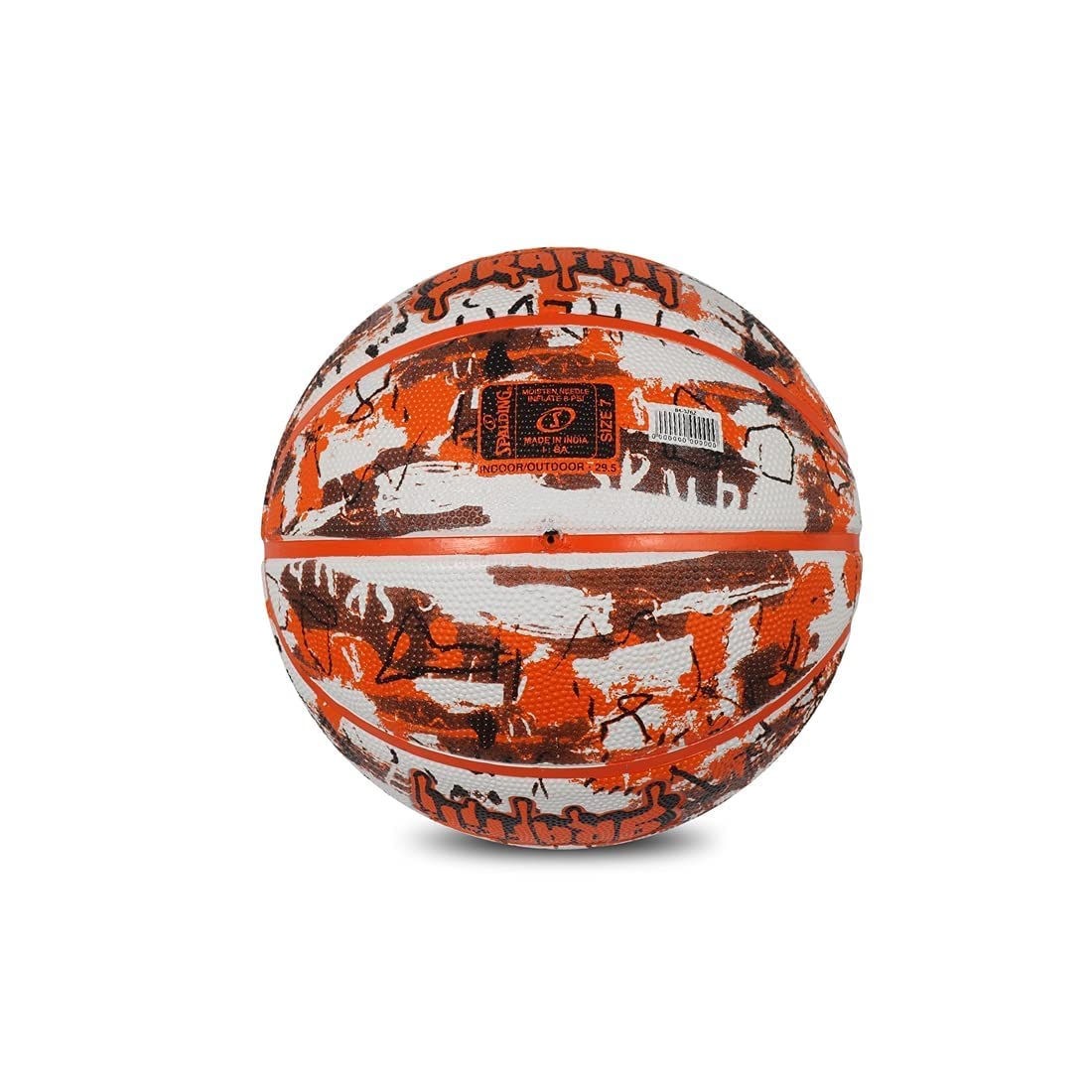 Spalding Graffiti Symbols Rubber Basketball Ball NBA Outdoor Ball For Men Size 7
