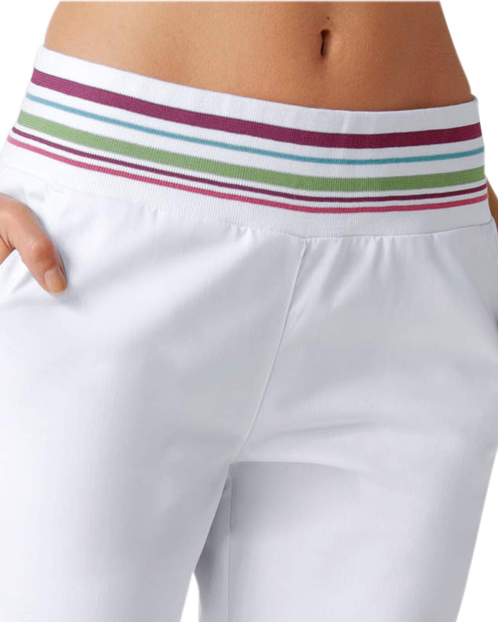 CLINIC DRESS Hose Damen-Hose Bequeme Beinweite Schrittlänge ca. 80 cm gerades Bein 60 Grad Wäsche