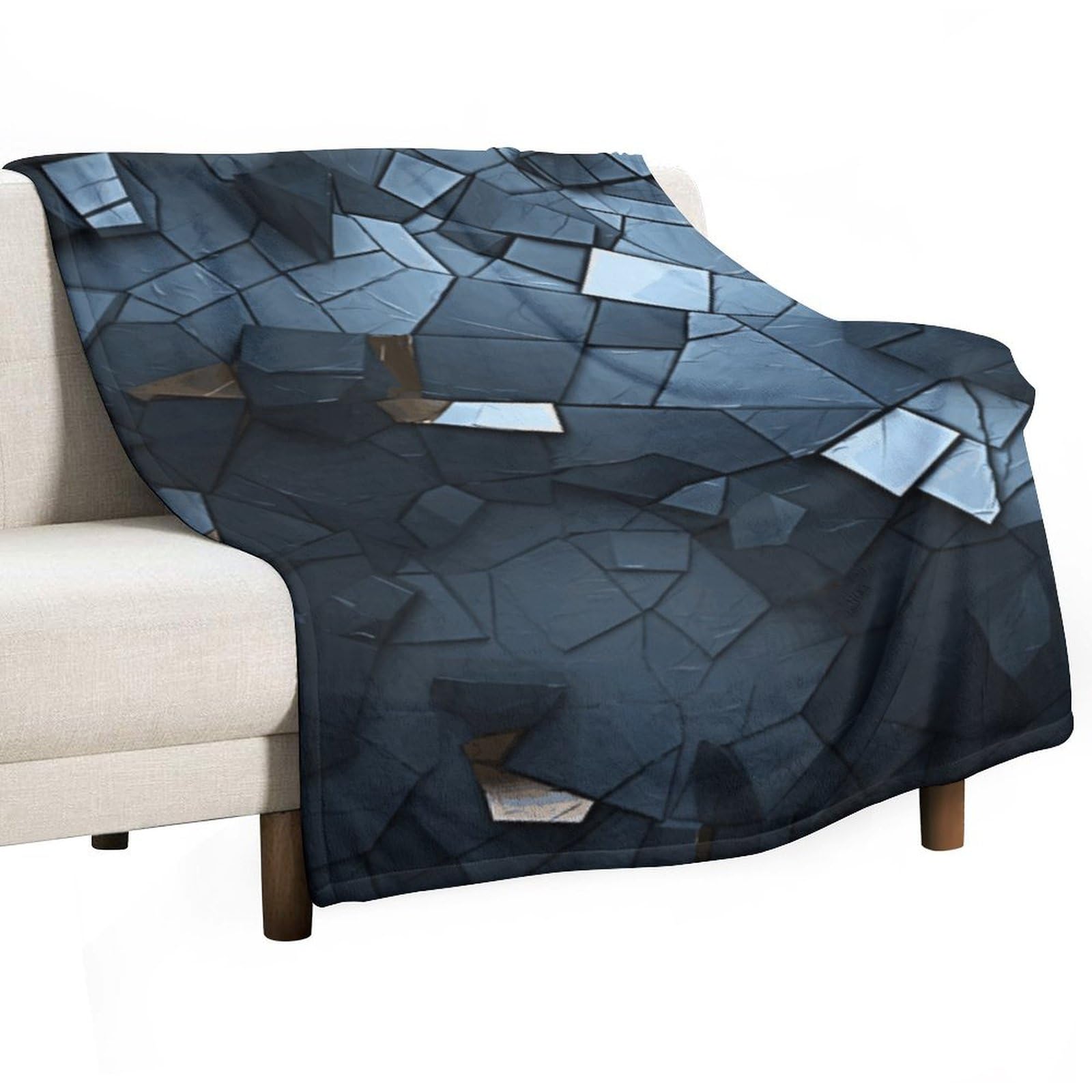 Couverture en flanelle moelleuse et légère plaid chaud gris toutes saisons