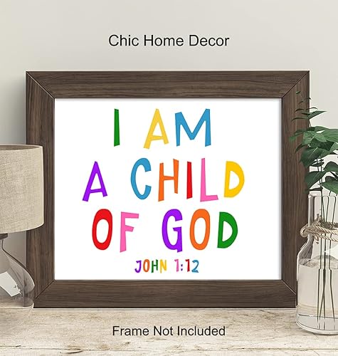 Miniatura 3 de Decoración de pared con versículo bíblico de las Escrituras, arte de pared cristiano para habitación de niños, dormitorio de niñas, estudio bíblico