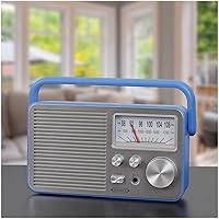 Vista 5 de JENSEN MR-750-BL MR-750 Radio AM/FM portátil (azul)