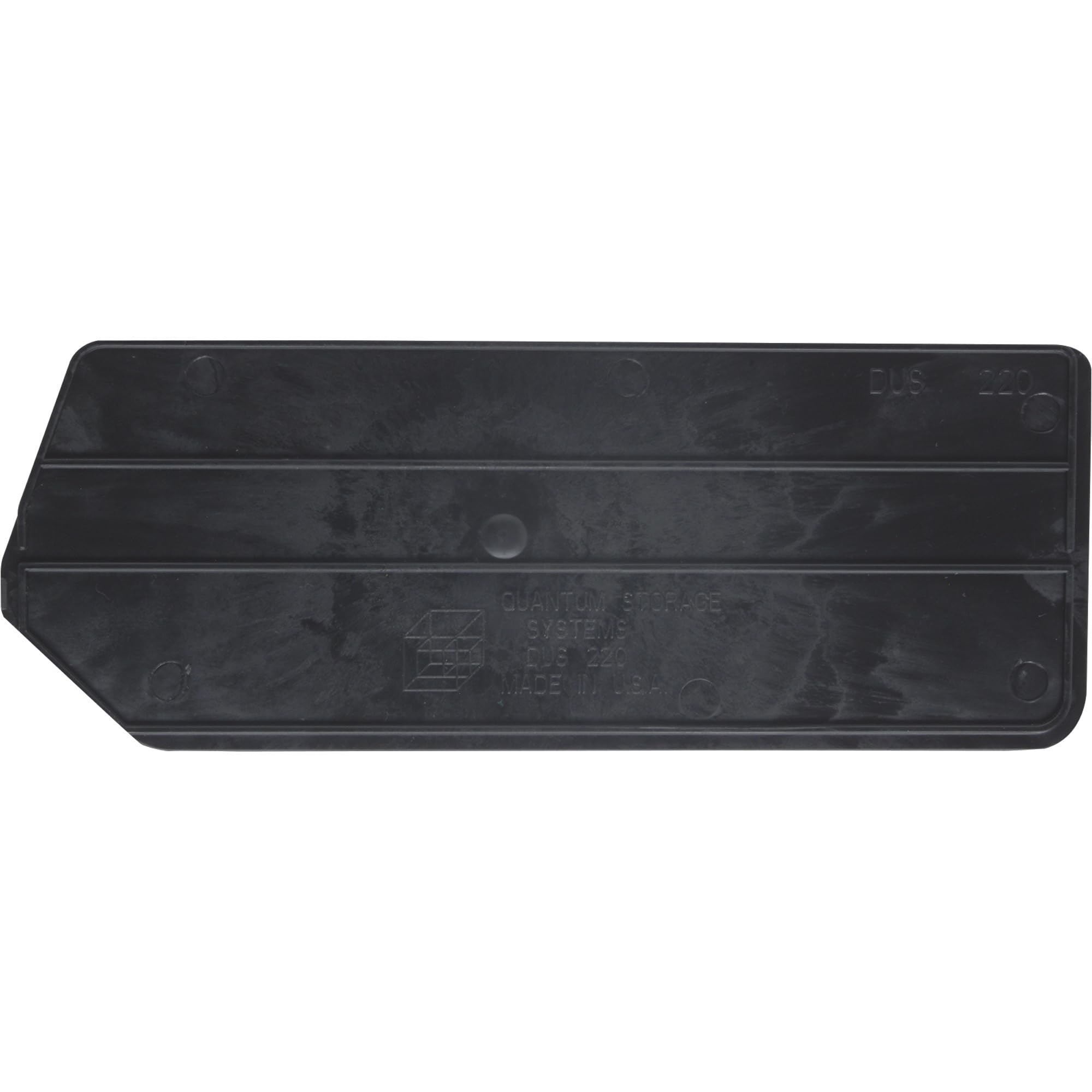 Quantum Minimalist Black Bin Divider, 6-Pack, 12-Compartment, Plastic, Unisex, For Bins