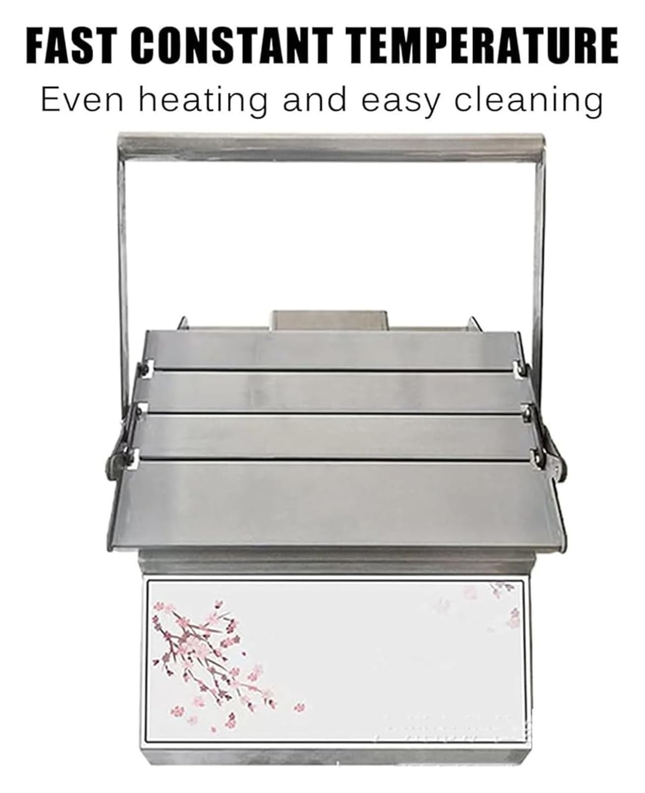 KEuLen Sushi Maker – Sushi-Rollmaschine aus Edelstahl for einfache Sushi-Rollen, 25 cm x 3,5 cm