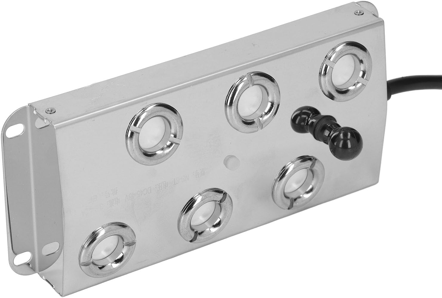 Ultrasonic Water Pond Fountain Fogger, 6 Heads 4.5L / H Mist Maker with IP67 Water Proof with 1.5m Cable, Power Supply for Indoor Outdoor Landscaping