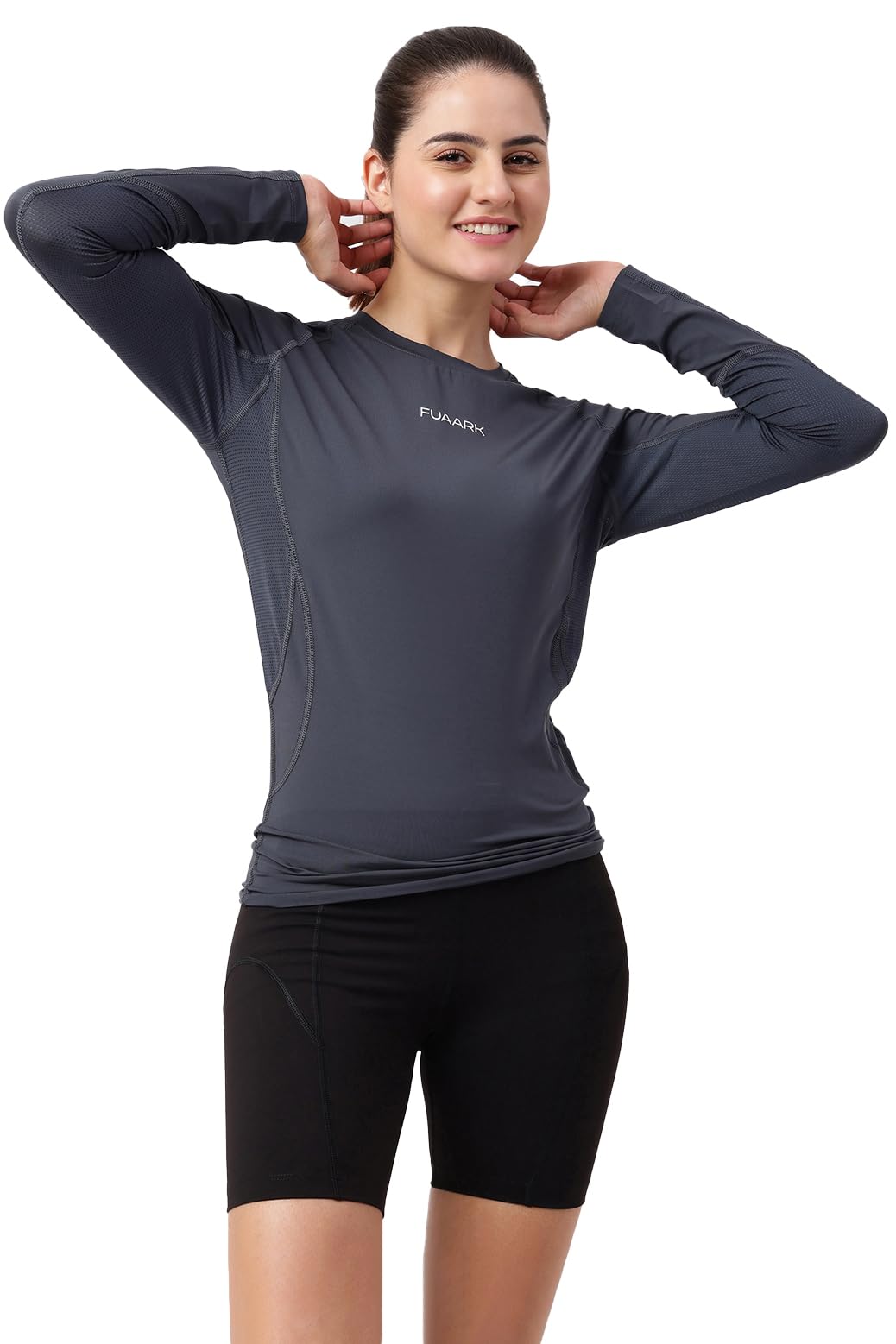 Women's Compression Top Full-Sleeves Tight T-Shirt for Sports & Gym-image-25