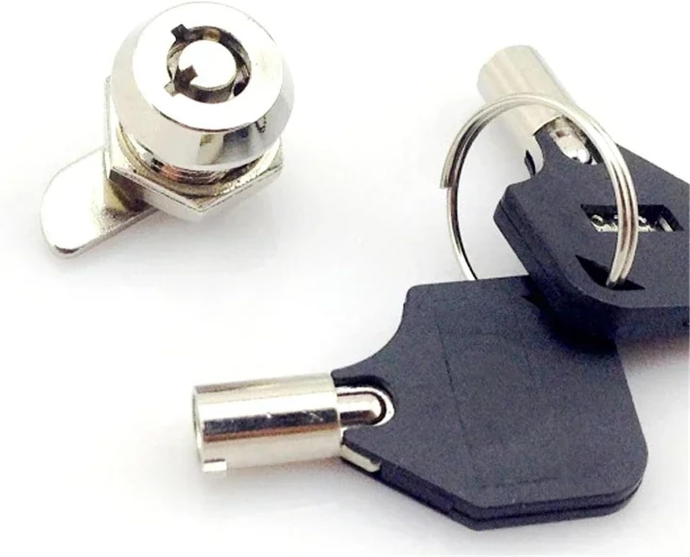 Mini Cabinet Tubular Cam Lock for ATM Cash Box POS Printer Show Case Light-Box Attendance Machine Hardware MX09 1Pcs(NO.1)