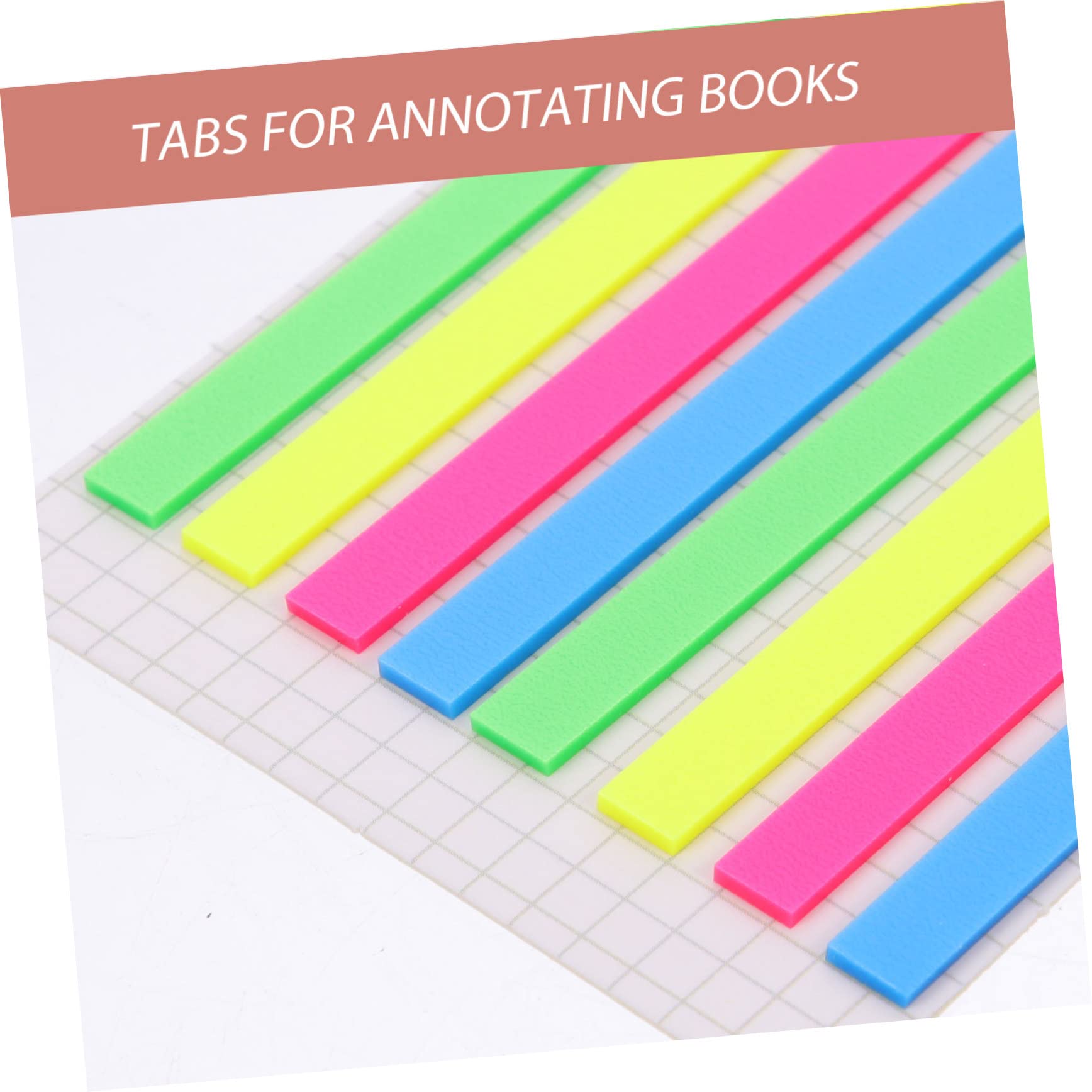 SEWACC 5stücke Transparente Haftstreifen Für Bücher Farbige Index-tabs Zum Annotieren Und Markieren Von Seiten Praktische Page Marker Für Schule Und Büro