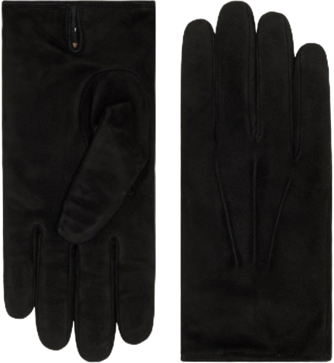 Fratelli Orsini Everyday Silvia (black) - suede leather gloves with luxurious cashmere lining