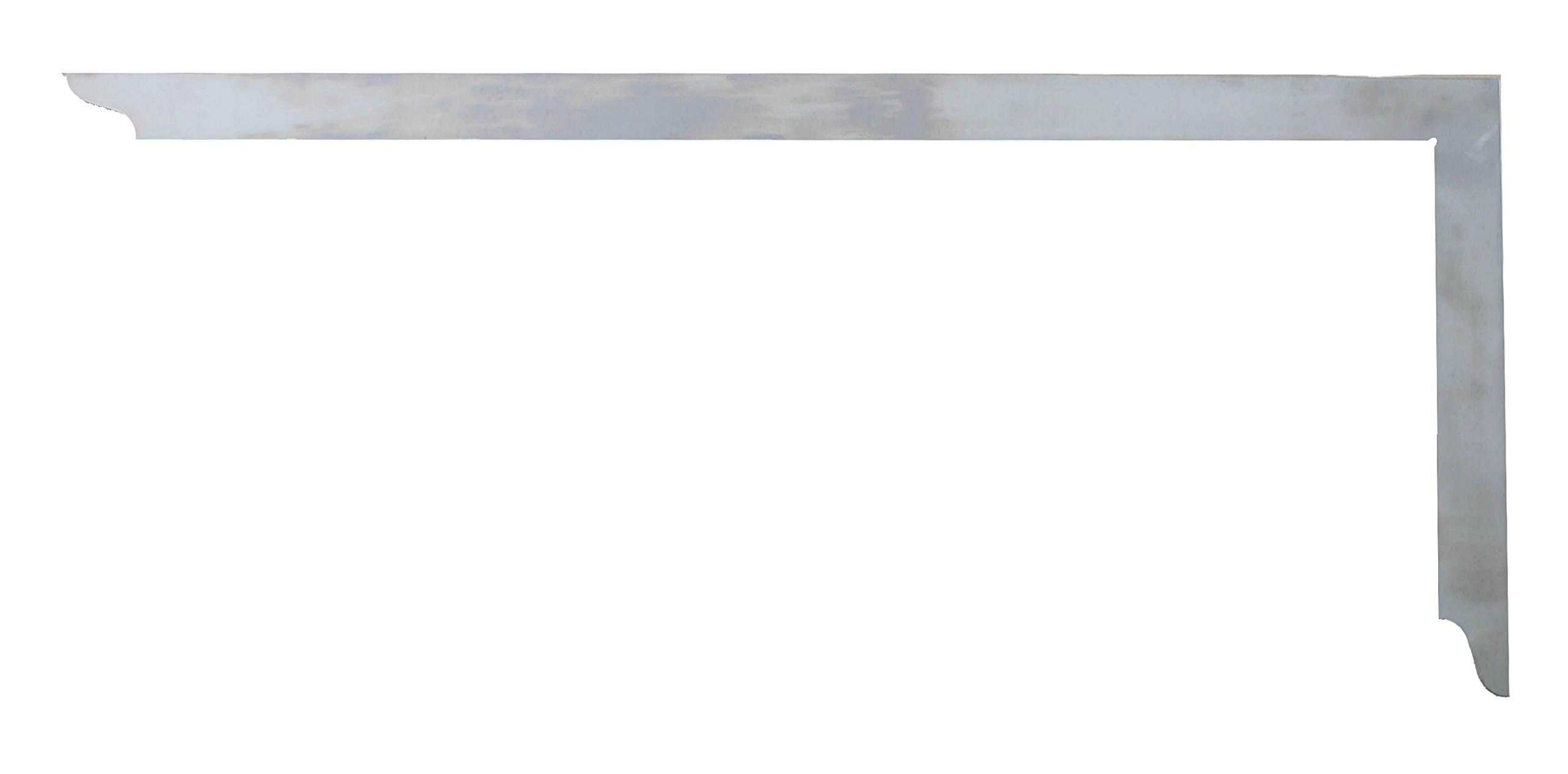 Escuadra de carpintero ZN - Escuadra de carpintero sin soldadura de acero inoxidable, 600 mm
