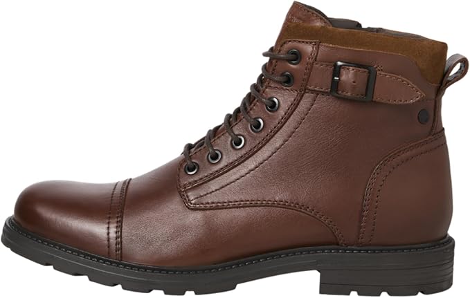 JACK & JONES Jfwchatsworth Leather Boot Sn mens Jfwchatsworth Leather Boot Sn