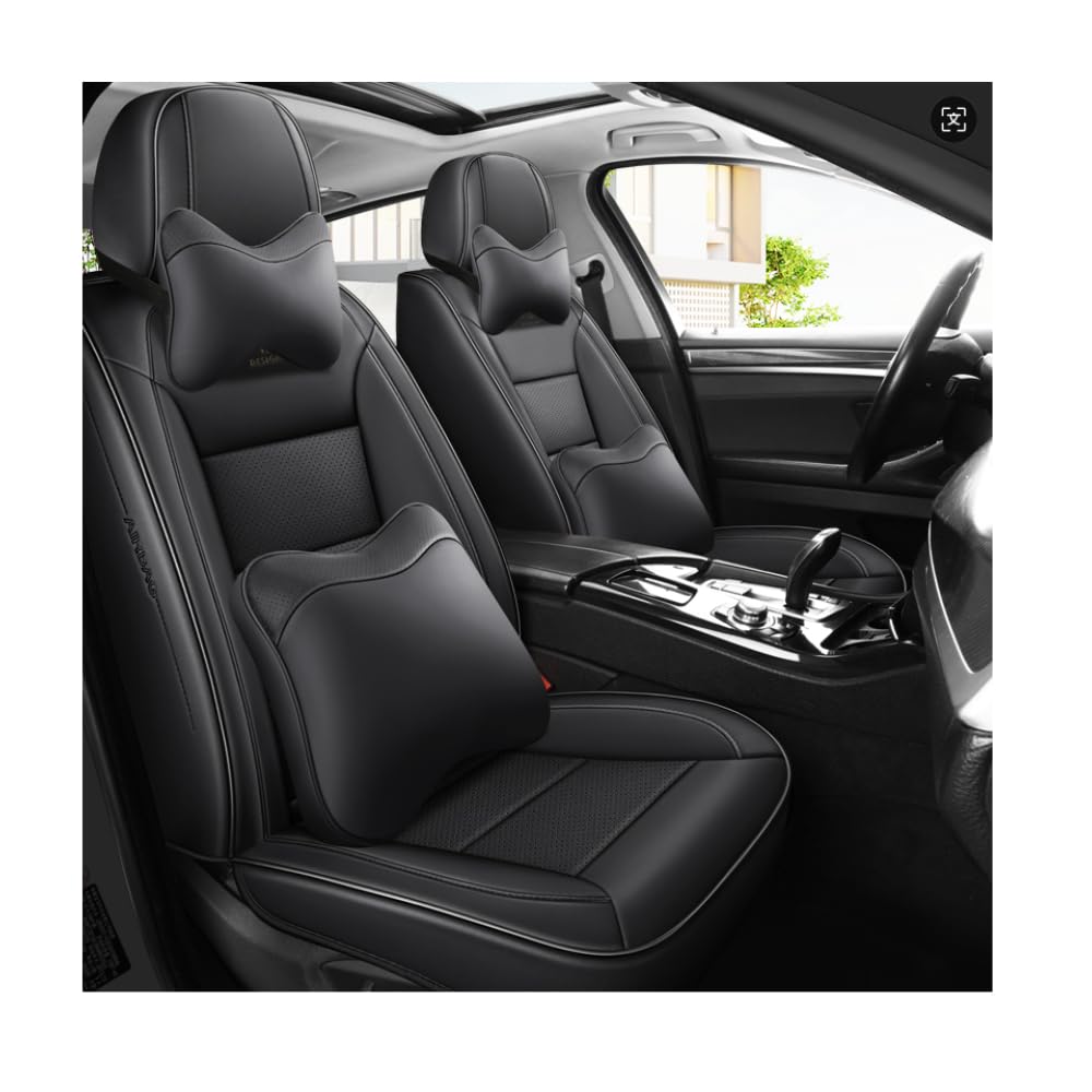 Set di coprisedili universali per auto Valanche 2007, Honda Accord EX 2015, accessori per auto, nero