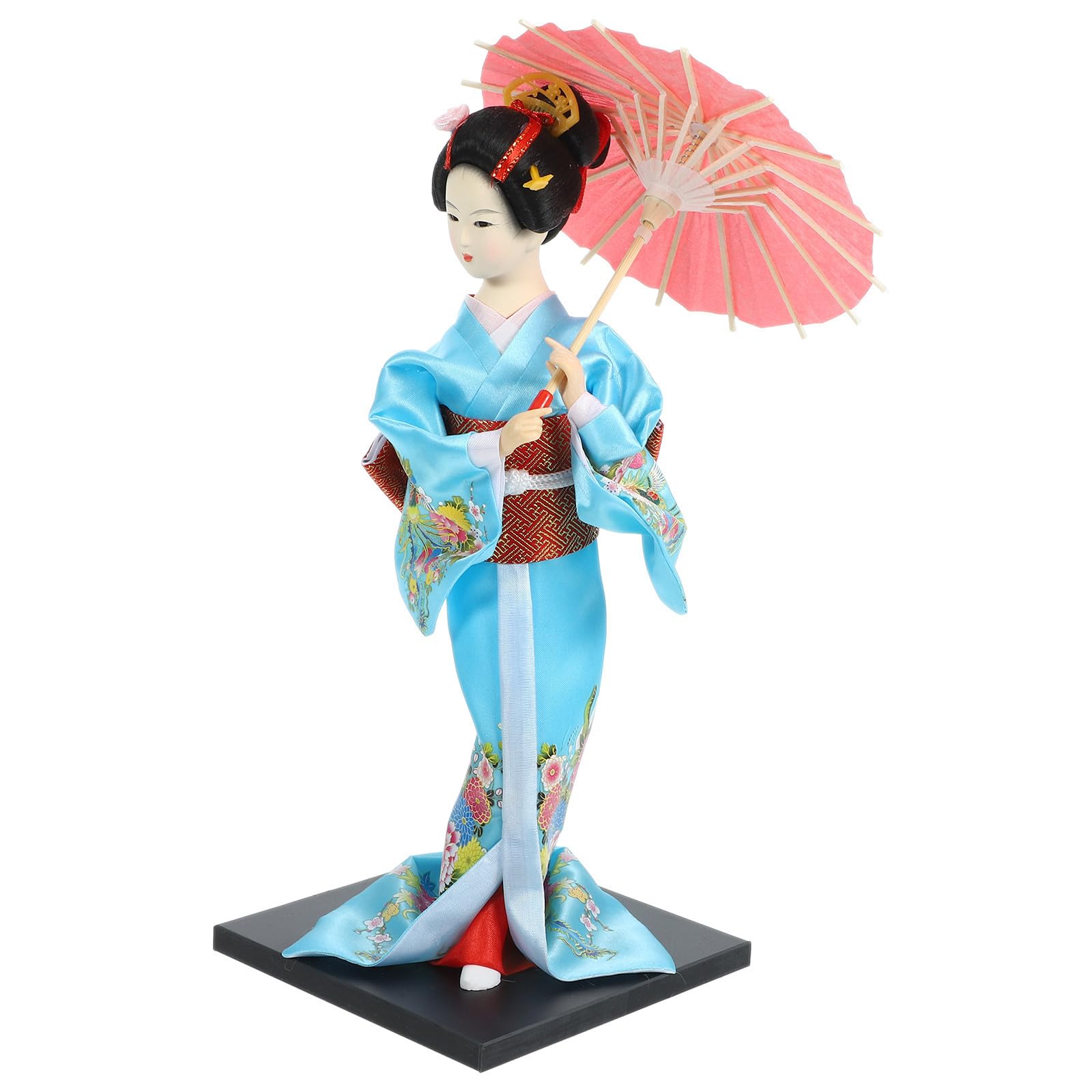 Poupée geisha japonaise artisanat créatif en tissu haut de gamme style japonerie