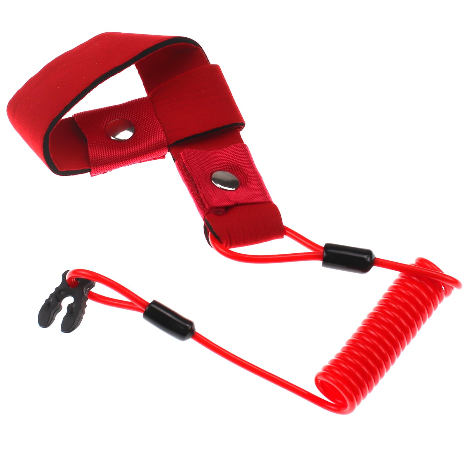 JIAKUPA Outboard Kill Switch Lanyard for Honda Start Stop Kill Safety Lanyard Fits Handlebar Switch Key with Floating