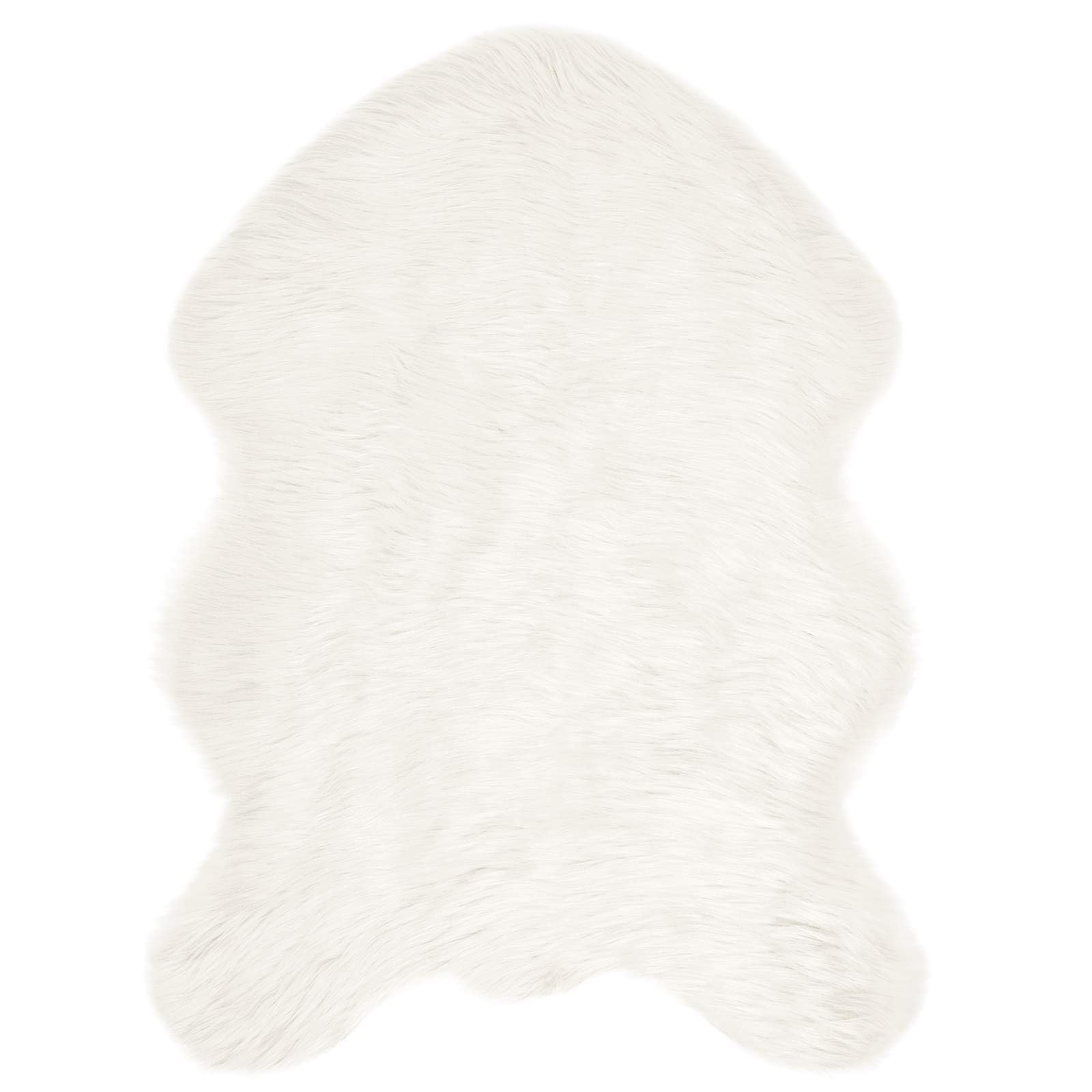 Tapis en fausse peau de mouton pour salon et chambre cosy