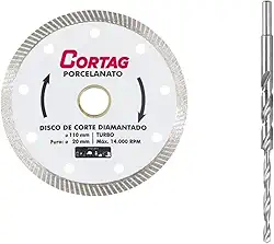 Disco Diamantado Porcelanato Cortag Branco