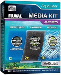 Fluval Bio-Foam Filter Media For AC30 AquaClear - Ultra Dense Foam For Mechanical & Biological Filtration