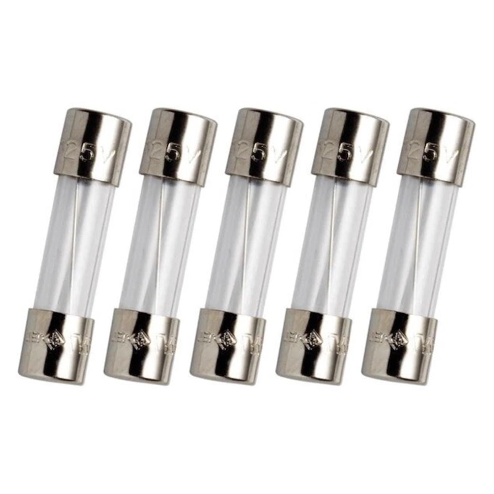 5 szt. F1.5AL250V, .5A 250V. L250V, .5L250V bezpiecznik szklany 5 x 20 mm