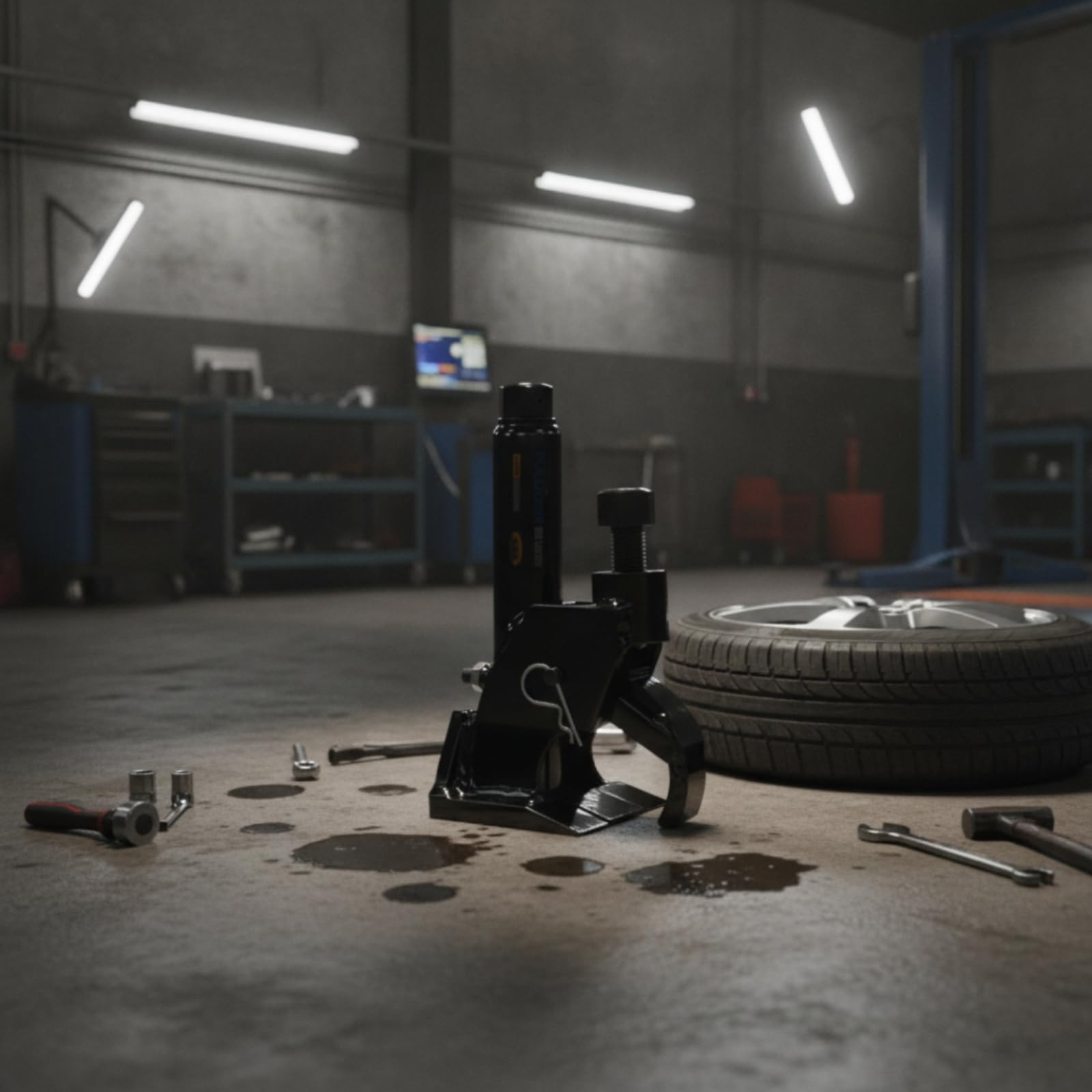 Smontagomme Manuale Compatto Attrezzo, Modello Con Impugnatura Ergonomica | Struttura Robusta in Acciaio, Smontagomme Universale, per Officina, Meccanici, Automobilisti
