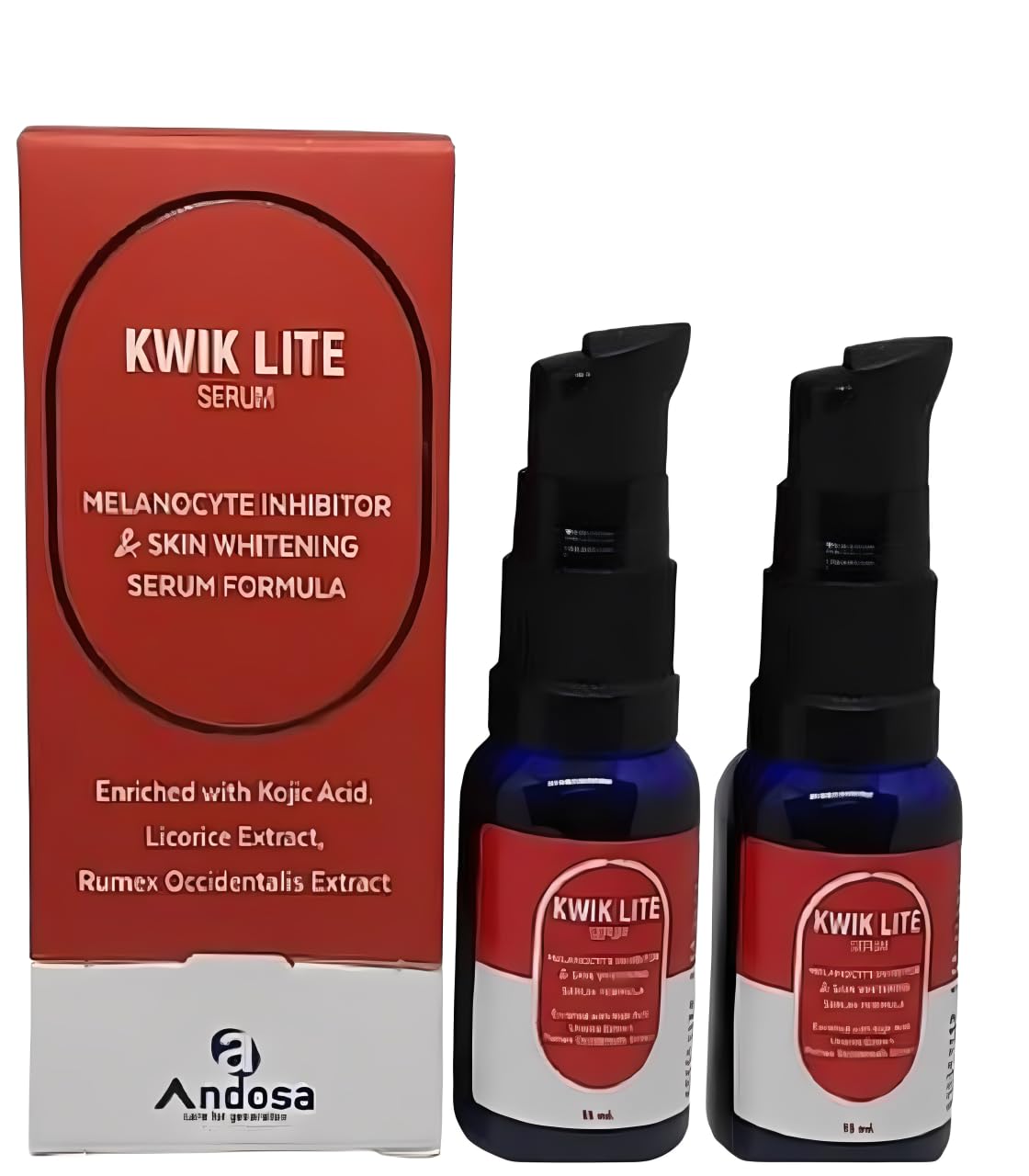 Kwik Lite Anti Melasma and Anti Hyper Pigmentation Face Serum for Skin Toning Pack of 15 ml. (Pack of2)