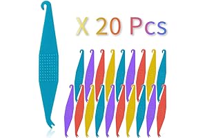 Braces Rubber Band Hook Placer - 20 Pack Disposable Orthodontic Elastic Placers