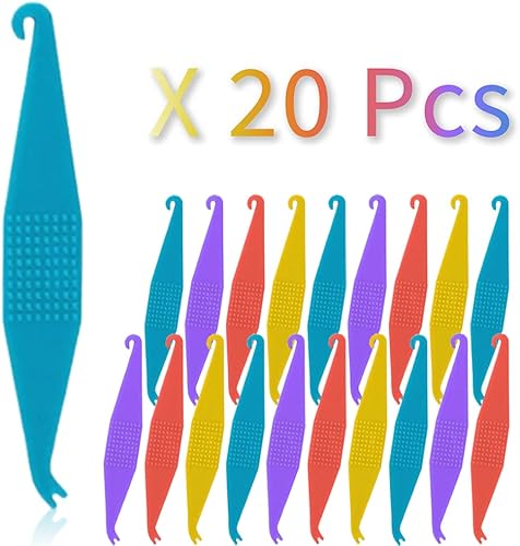 Miniatura 5 de Paquete de 50 soportes de goma para herramientas dentales de goma elásticas para aparatos ortopédicos desechables de plástico ortodóncia (50