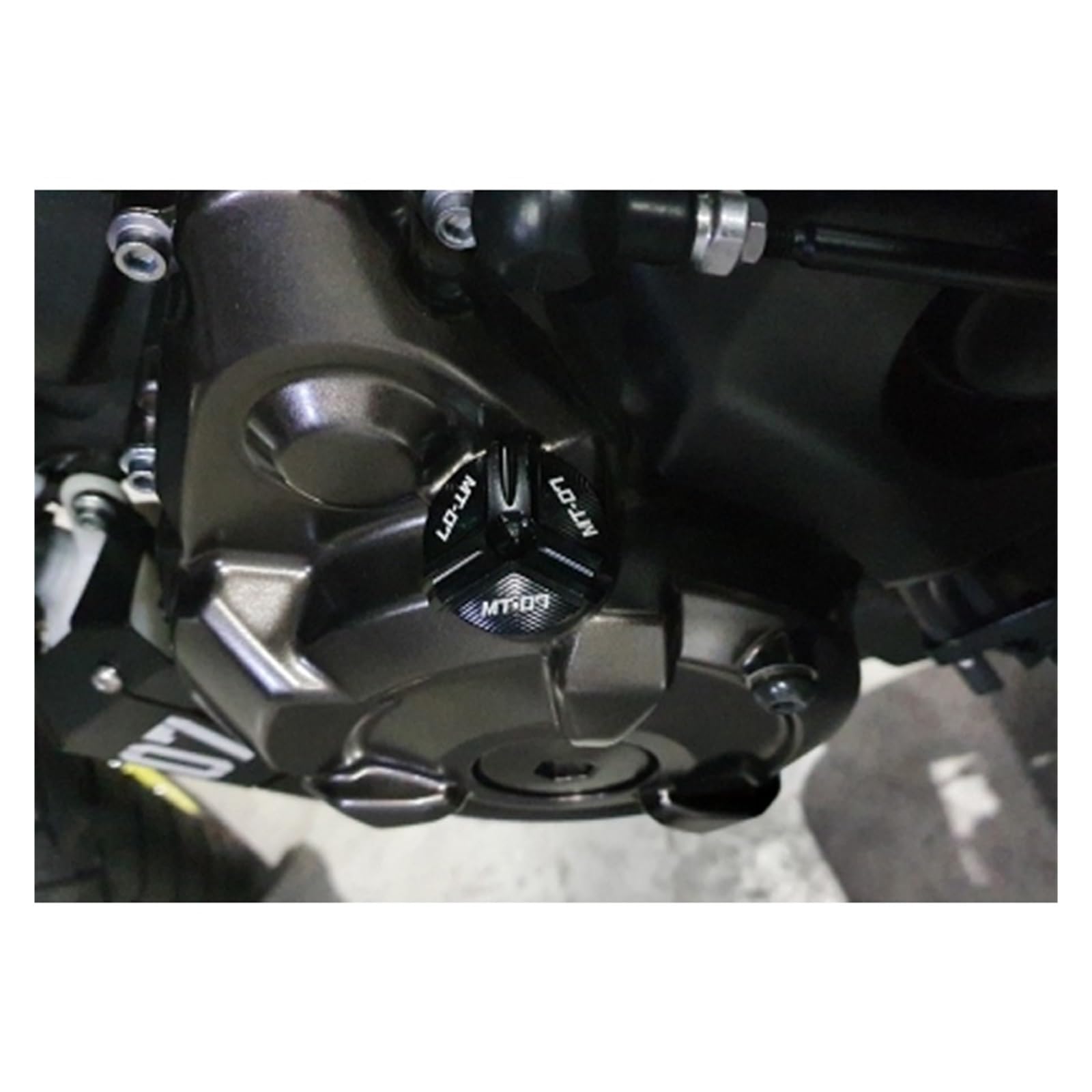 Bouchon De Remplissage D’huile Compatible MT-07 - Protection Moteur, Anti-fuites, Facile à Installer, Couleur Grise