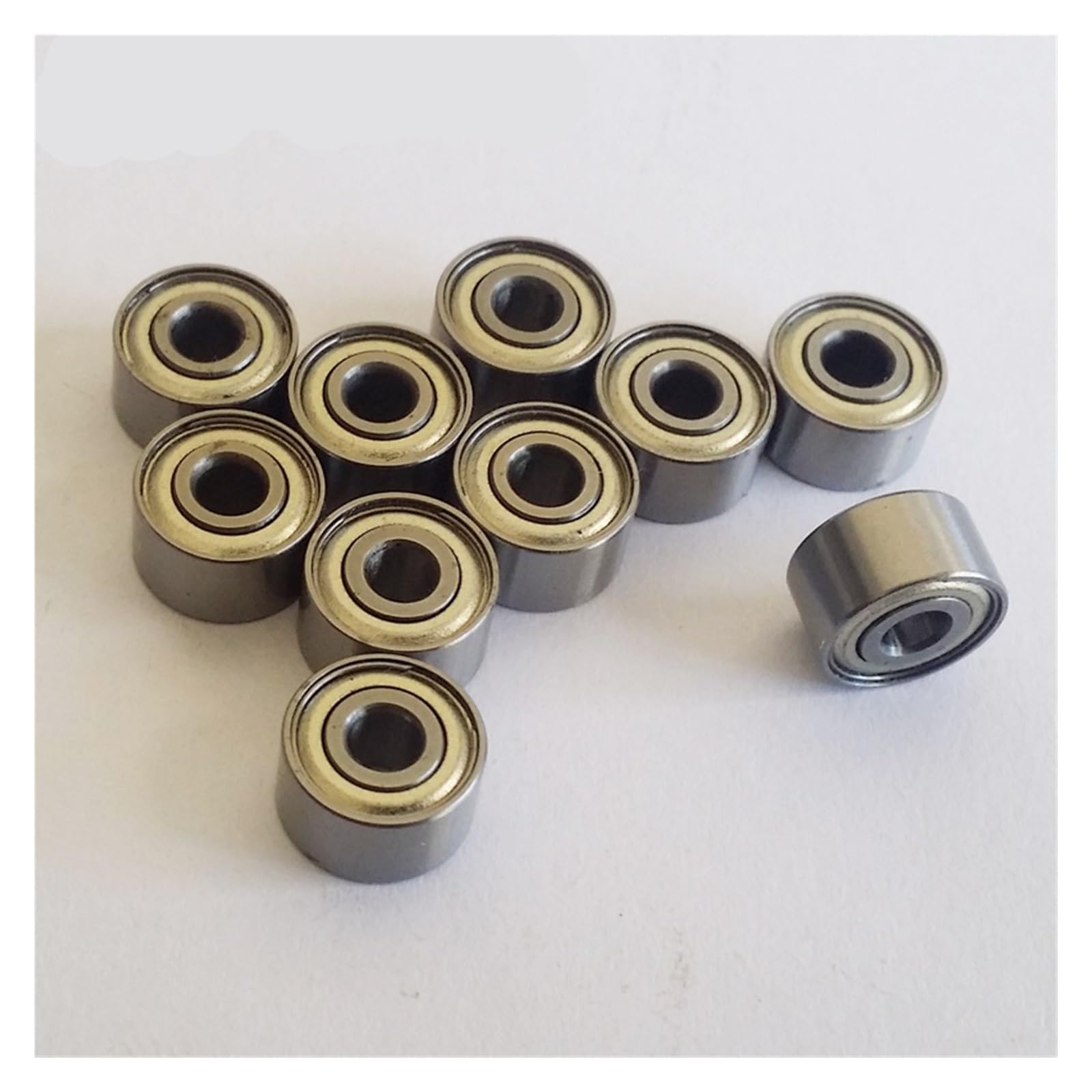 JJHQOKYNA 100pcs Bearing 606 606Z 606ZZ 6X17X6 Shielded Miniature Ball Bearings MINI