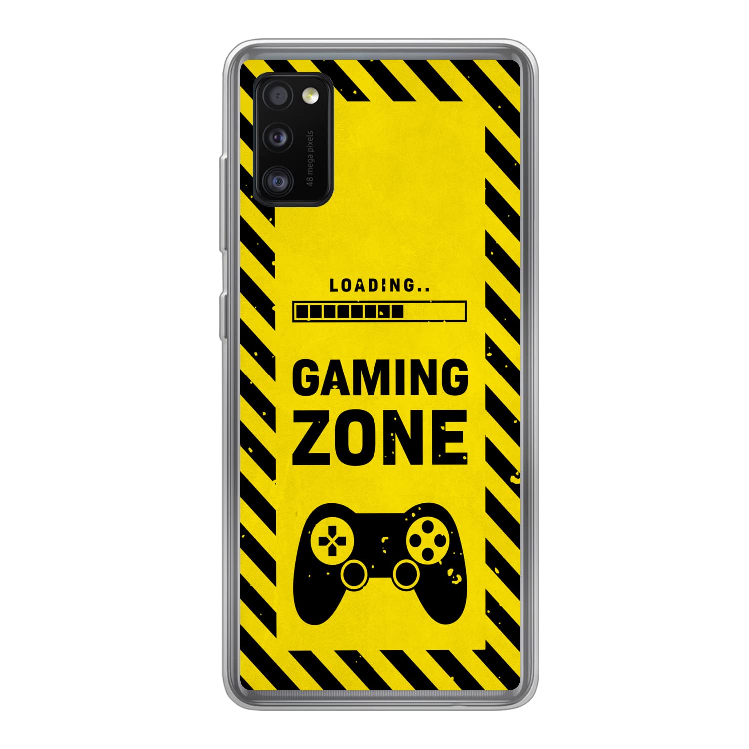 Funda para Samsung Galaxy A41 - Juego - Citas - Mando - Zona de Juego - Juego - Funda de Silicona/Funda Blanda para teléfono móvil