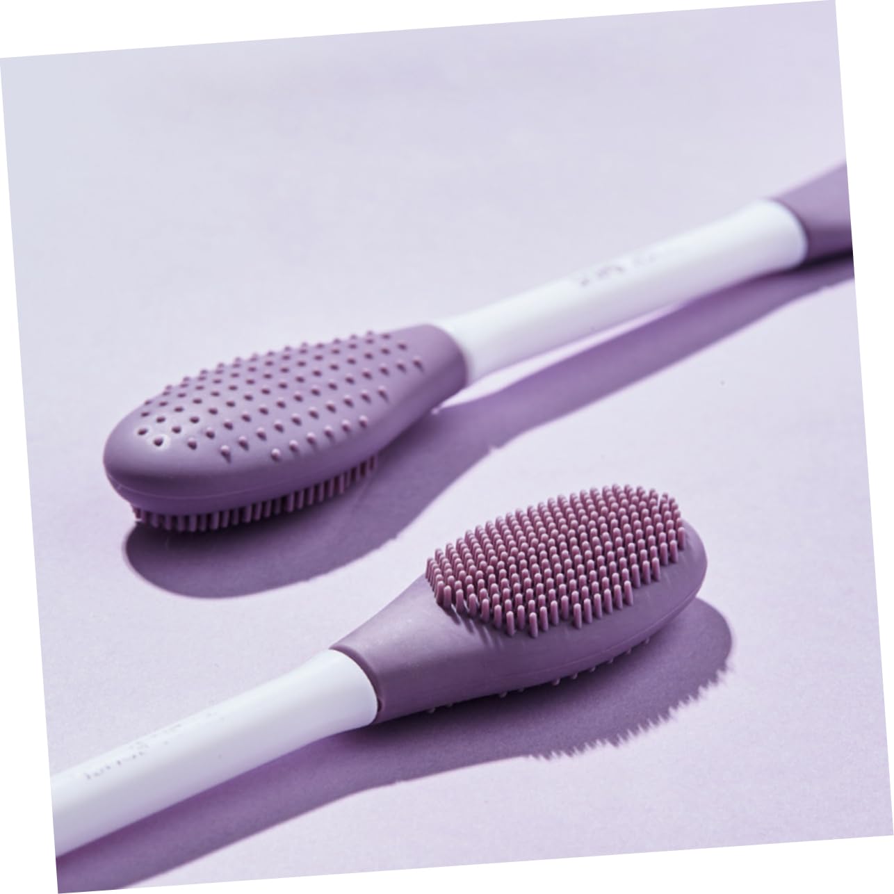 Healeved Facial Mask Brush Applicator Double-sided Silicone Brush for Face Skincare