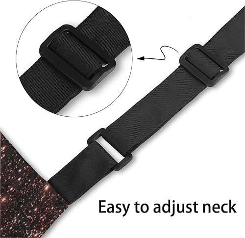 Miniatura 6 de Lakiniss Ribbon Dog - Delantal de cocina impermeable para mujeres y hombres con bolsillos, tela de poliéster duradera