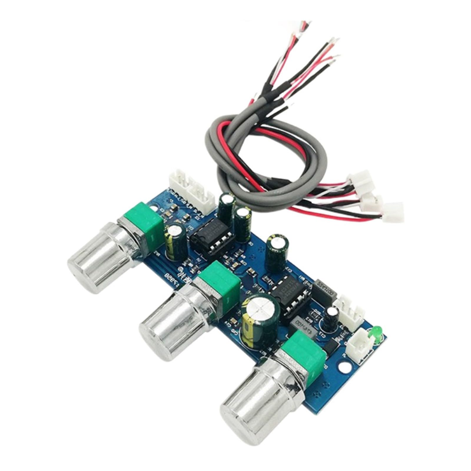 NE5532 2.1 Kanal Hörer Vorverstärkerplatine Niedrige Passfilterschaltung Subwoofer Control Single Power Single Supply Auditory Preamp