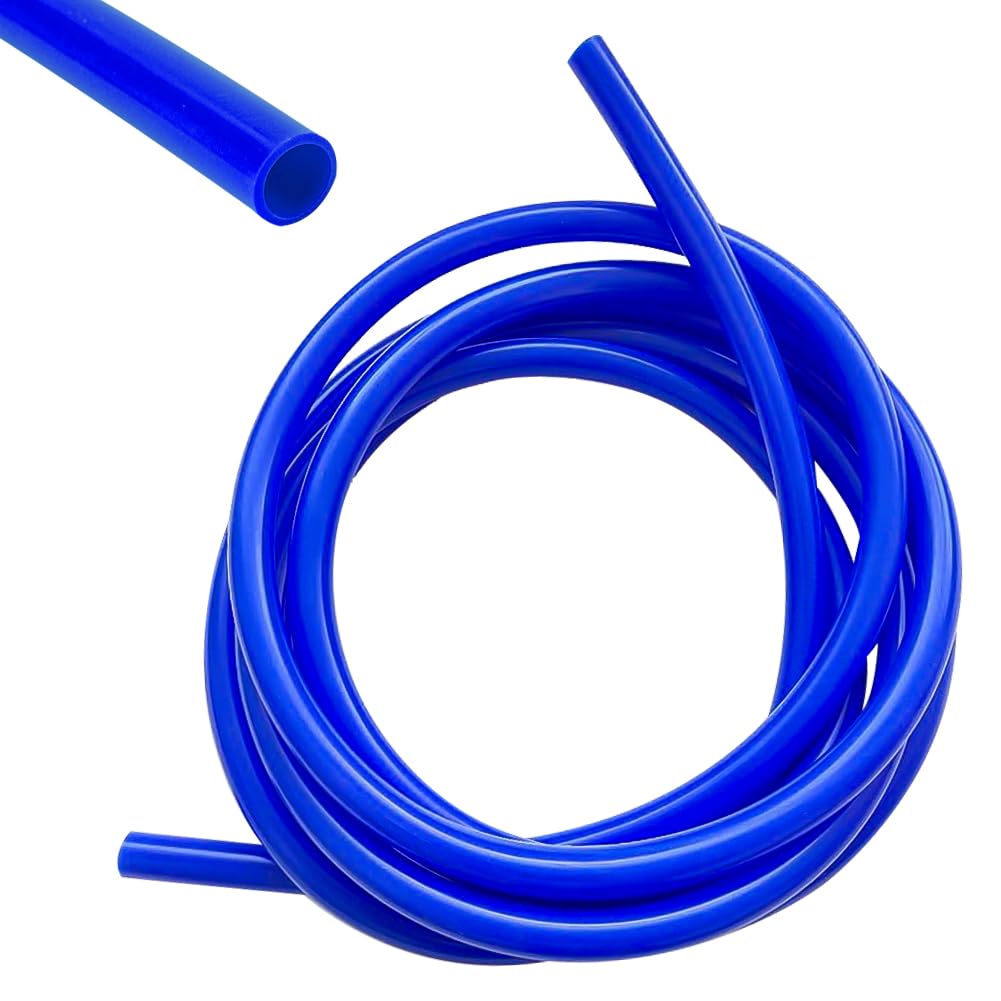 3 Meter Unterdruckschlauch Kfz(Innendurchmesser 3 mm, Außendurchmesser 7mm), Vakuum Silikonschlauch Auto, für Auto Motor Verwendung und Turbosysteme, blau