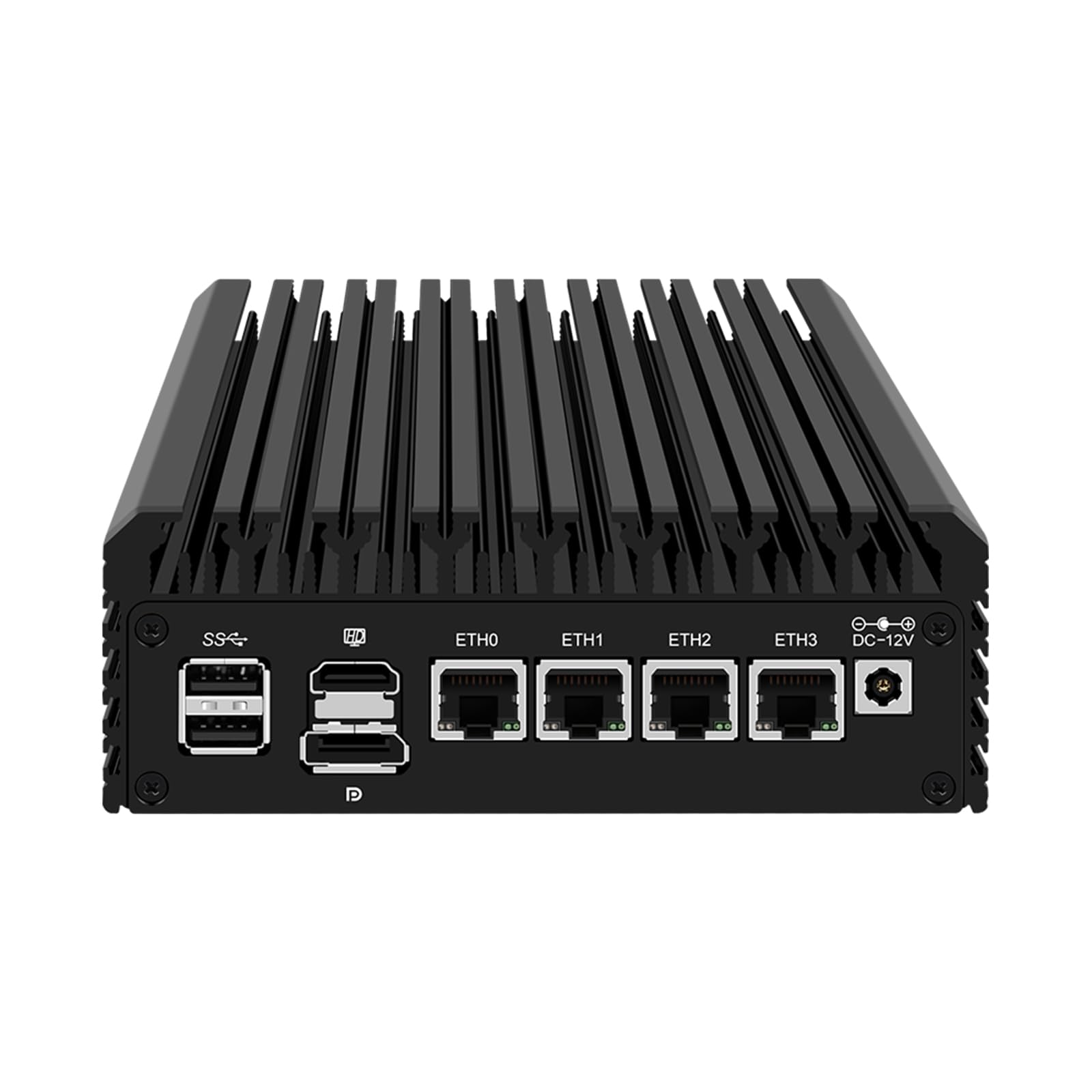 Mini PC Firewall SJRC N150 - 2x10 GbE + 2x2.5 GbE, Barebone (sans RAM/SSD), Pour OPNsense, PfSense, Virtualisation
