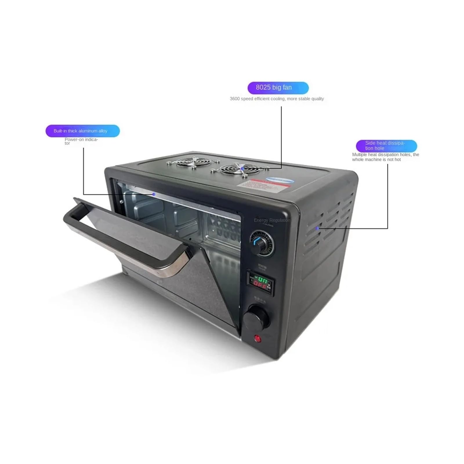 1800-5000W Lampa utwardzająca UV 395nm 405nm 365nm Bezcieniowy klej UV Zakrzywione światło Piekarnik Konserwacja telefonu Szybko i skutecznie(365NM,1800W)