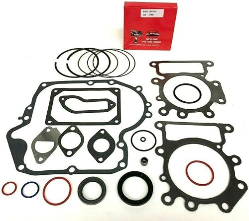 Kit de revisión compatible con motores OHV de un solo cilindro Briggs & Stratton 19hp, 20hp 21hp Incluye anillos y juntas