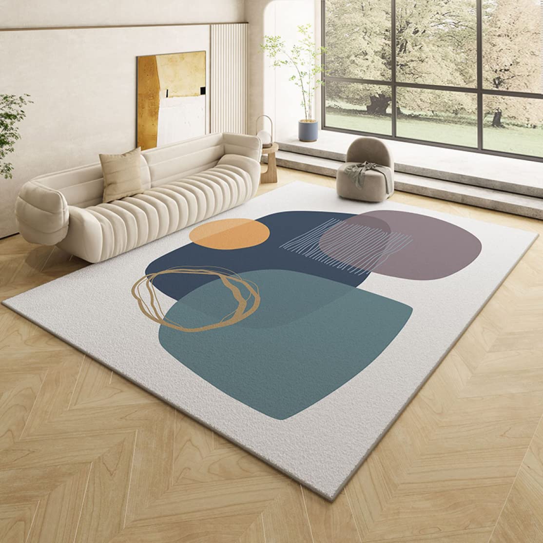 Amazon｜[DLAWF] カーペット ラグ 1帖用 1畳/2畳 滑り止め 洗える