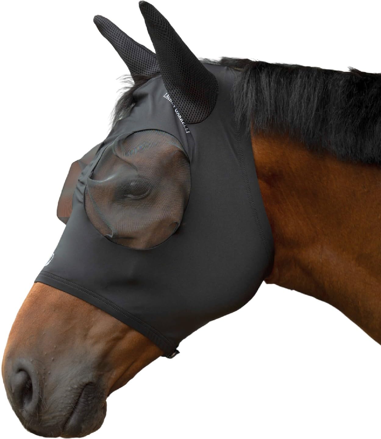 HKM Amalfi Anti-fly mask Taupe Cob - Image 2