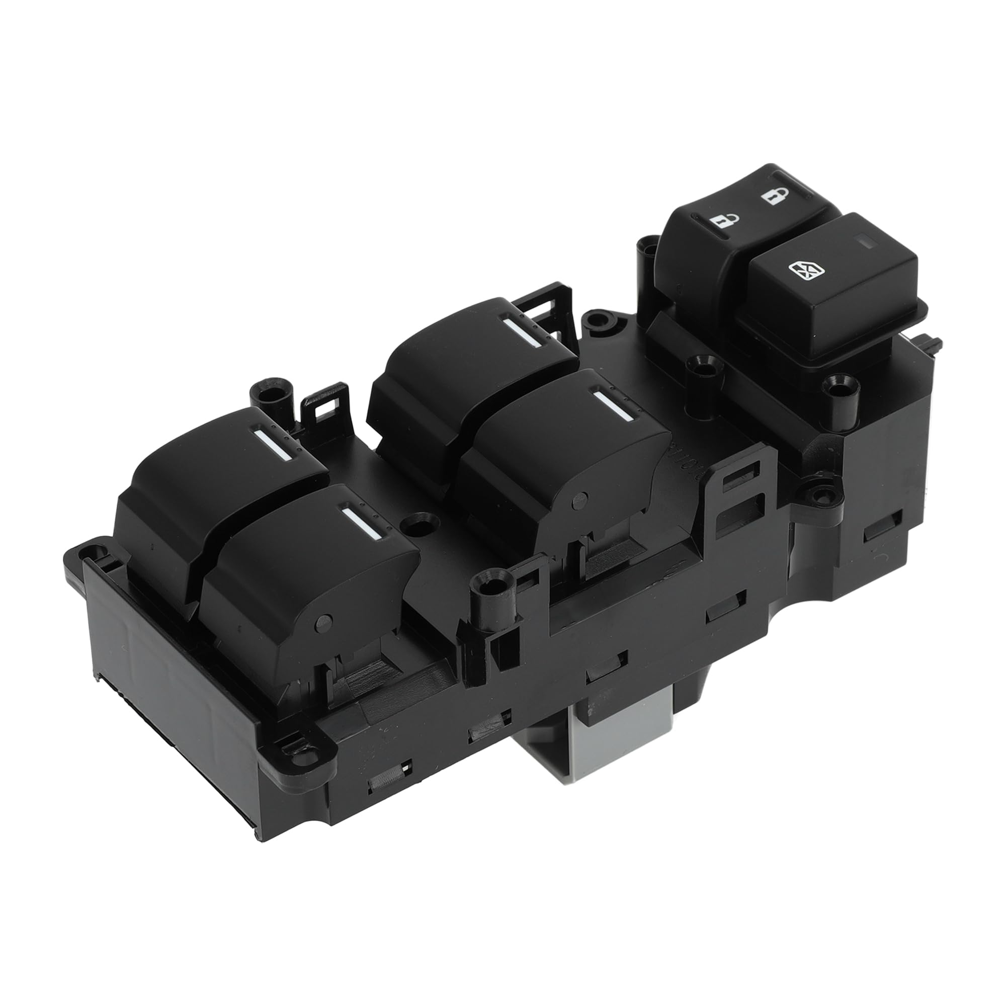 A ABSOPRO 4 AUTO Power Window Switch No.35750T1GG51 Front Left Driver Side Window Control Switch for Honda CR-V HR-V Spirior Crosstour Black