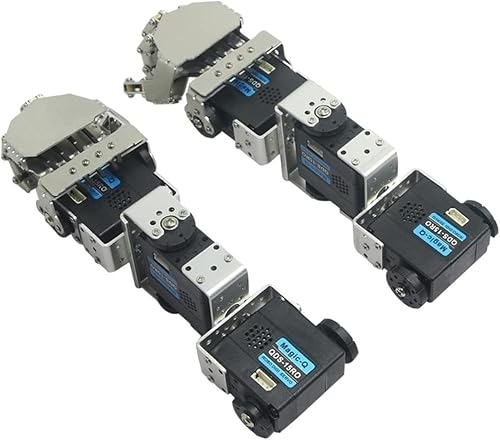 Miniatura 5 de LXSWY Brazo robot mano izquierda derecha brazo con dedos manipulador servvo para bricolaje robótica brazo robot humanoide color mano derecha e